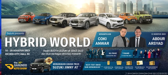 Triple Surprise Suzuki di GIIAS 2023: Kesempatan Menangkan  JIMMY Logam Mulia  Hingga Sebagai Voucer Wisata