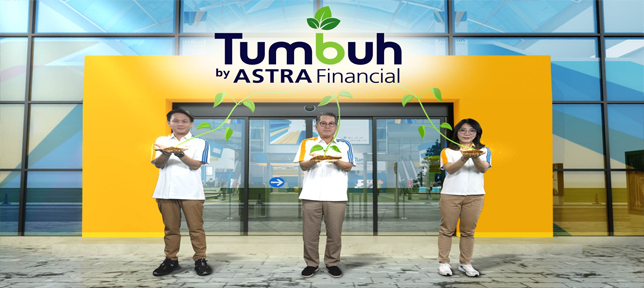 TUMBUH by Astra Financial bertujuan untuk mendorong masyarakat agar berkembang dan sejahtera secara berkelanjutan....