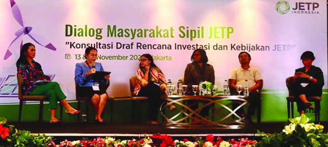 Elly Rosita Silaban Berikan Masukan Pada Momen Konsultasi JETP